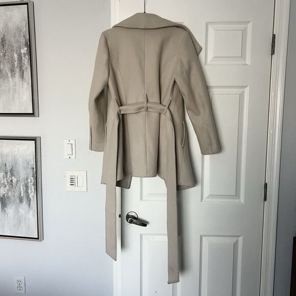41HAWTHORN Cassandra Full Zip Belted Jacket Beige Size S - Picture 7 of 7